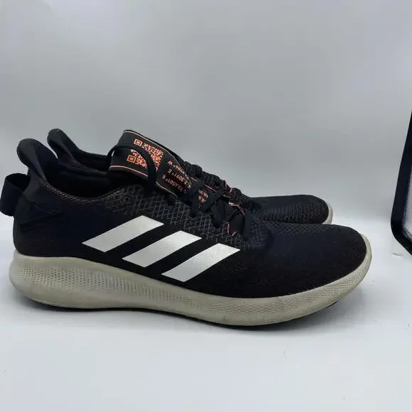 Adidas Sensebounce+ Men’s Size 10 EE4010 Black Walking Running - Picture 1 of 14